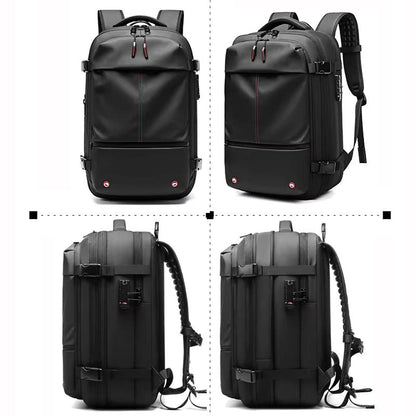 A Mochila de Viagem com Cadeado e Compressão a Vácuo Essence Trip + Brinde Necessaire