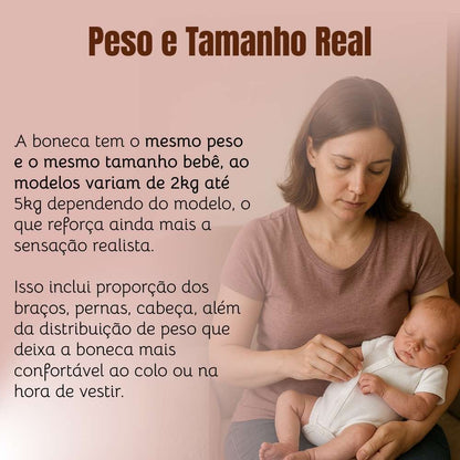 Vitória Bebê Reborn Realista - Silicone Sólido + Frete Grátis