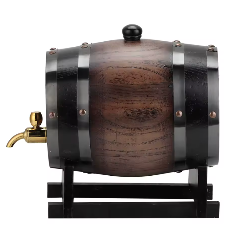 Barril Carvalho para vinho 3 litros (Personalizamos nome)