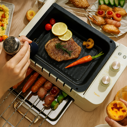 Grill Elétrico Multifuncional- Azui do Lar®