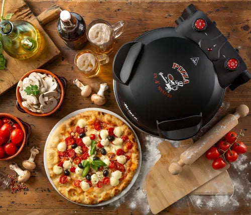 Forno De Pizza Elétrico Aríete Com Pedra Antiaderente 1200w