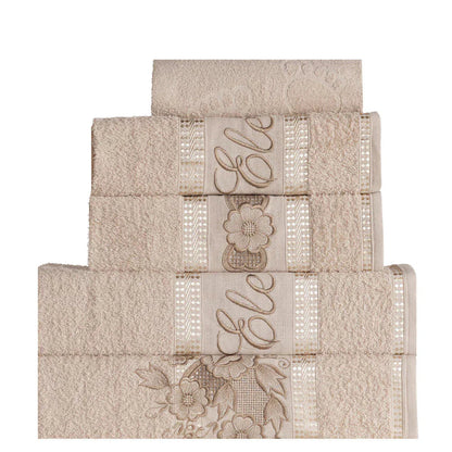 Jogo De Banho 5 Peças 450g/M² Richilieu Toalhas 100% Algodão Premium